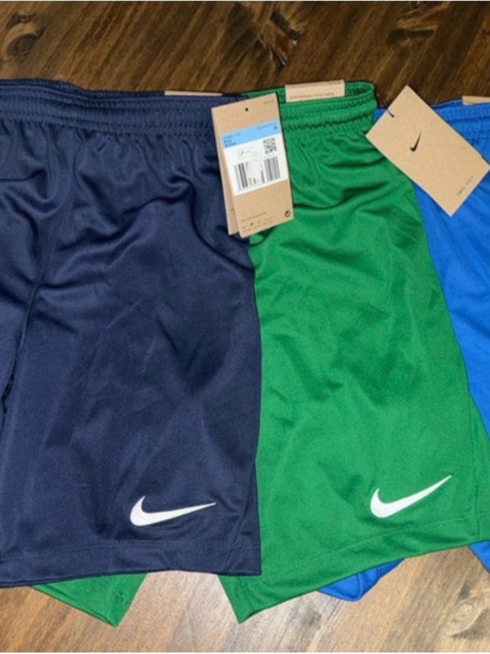 Nike Kids' Athletic Shorts - Navy, Green, Royal Blue
